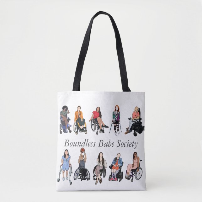 Tote Bag Boundless Babe Society fourre-tout (Devant)