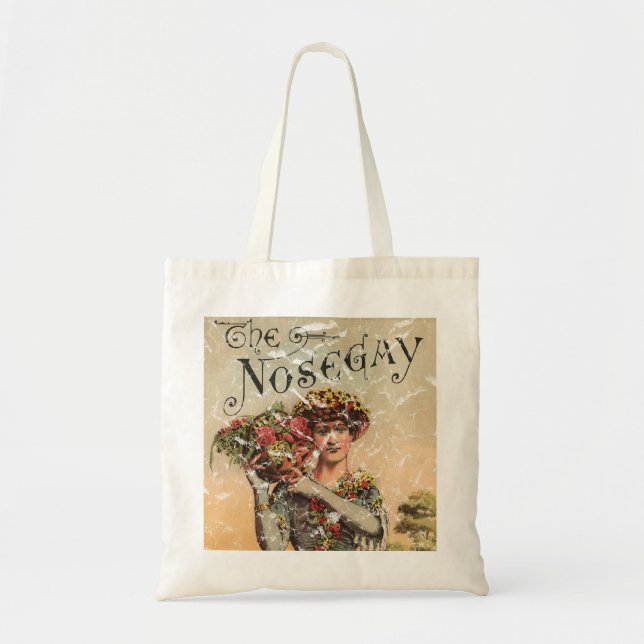 Tote Bag Bouquet - 1900 - affligé (Devant)