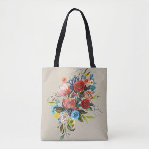 Tote Bag Bouquet d'aquarelle douce
