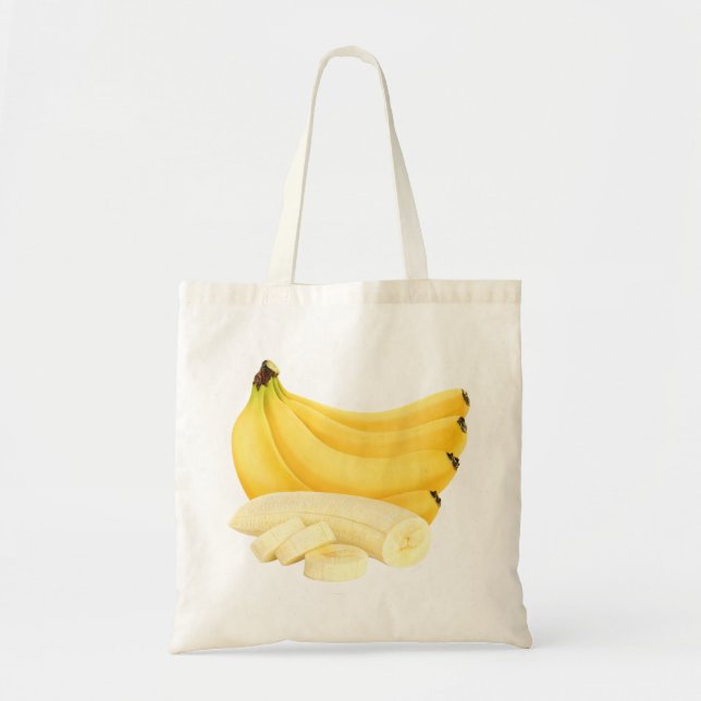 Tote Bag Bouquet de bananes coupées (Devant)