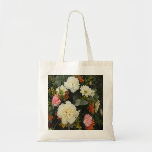 Tote Bag Bouquet de carnation (Devant)