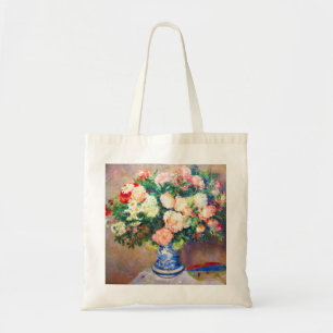 Tote Bag Bouquet de chrysanthèmes et un fan japonais