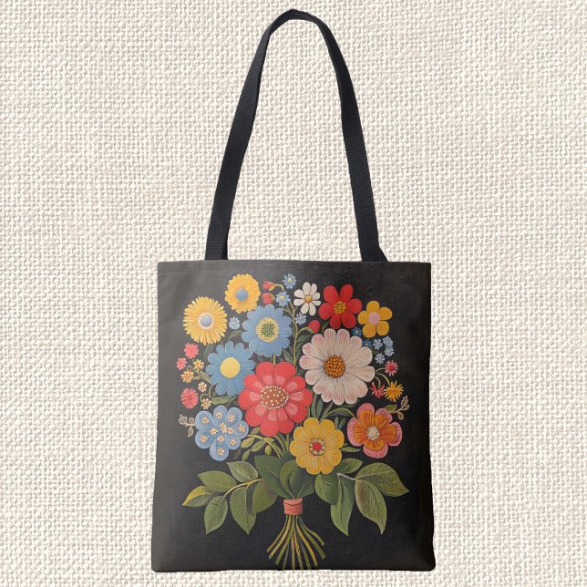 Tote Bag Bouquet de fleurs (Créateur téléchargé)