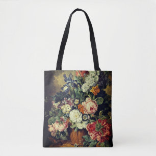 Tote Bag Bouquet de fleurs coloré vintage 