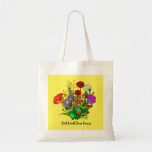 Tote Bag Bouquet de fleurs du mois de naissance
