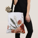 Tote Bag Bouquet de fleurs rustique bohème d'automne<br><div class="desc">Offrez à vos demoiselles d'honneur un cadeau qu'elles utiliseront vraiment avec ce bouquet de fleurs rustique bohème.</div>