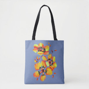 Tote Bag Bouquet de fleurs tropicales Fashionista