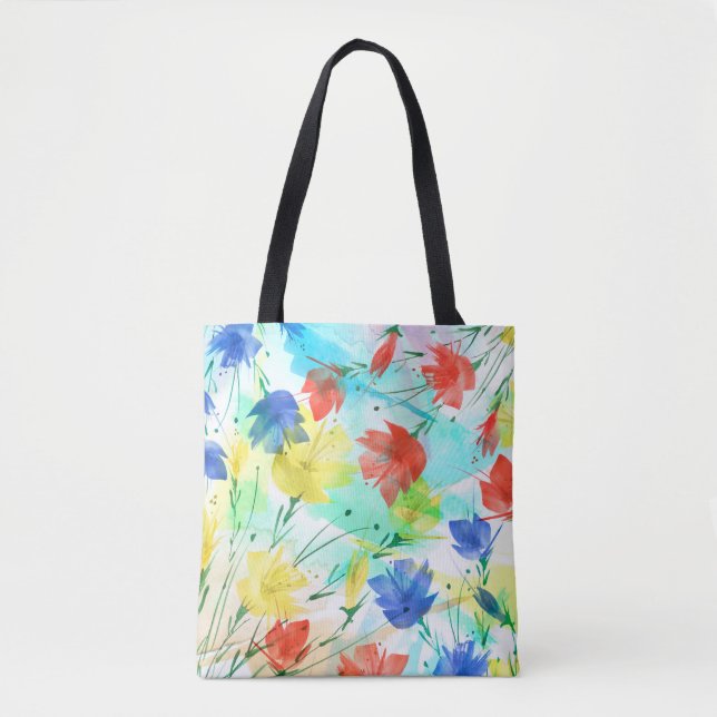 Tote Bag Bouquet de la mode orchidée (Devant)