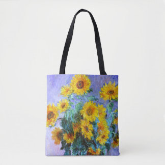 Tote Bag Bouquet de tournesols Claude Monet Art