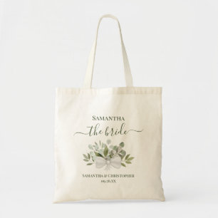 Tote Bag Bouquet d'eucalyptus rustique Élégant Mariage de l