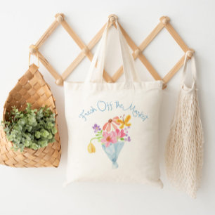Tote Bag Bouquet Fantaisiste Frais du Marché