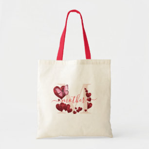 Tote Bag Bouquet Feuille en forme de coeur pour papillon