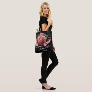 Tote Bag Bouquet floral rose romantique pour la mère de la
