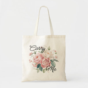 Tote Bag Bouquet Rose Rose Carry Me