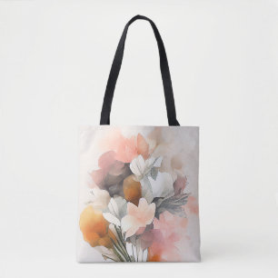 Tote Bag Bouquet Saison Automne Nature Aquarelle Art Painti
