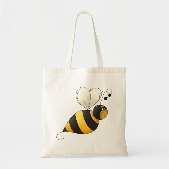 Tote Bag Bourdon à ailes dodues (Devant)