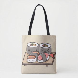 Tote Bag Bourse Sushi Kawaii