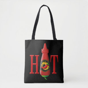 Tote Bag Bouteille de sauce chaude