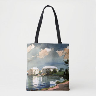 Tote Bag Bouteille de sel, tableau des Bermudes par Winslow