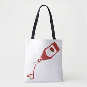 Tote Bag Bouteille Ketchup