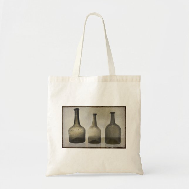 Tote Bag Bouteilles rustiques Encore Vie Art (Devant)