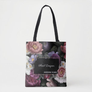 Tote Bag Boutique fleuriste personnalisée