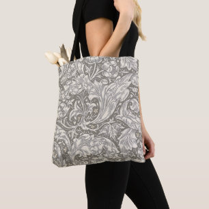 Tote Bag Bouton de bachelier en damassé antique de William 
