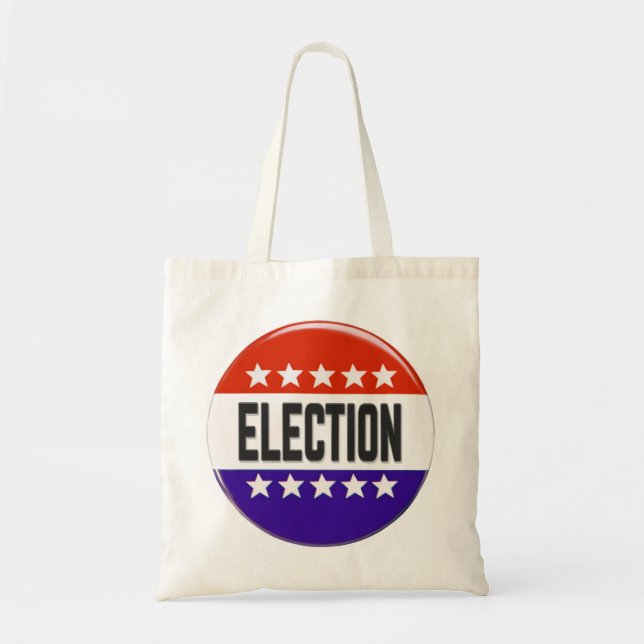 Tote Bag Bouton Élection (Devant)