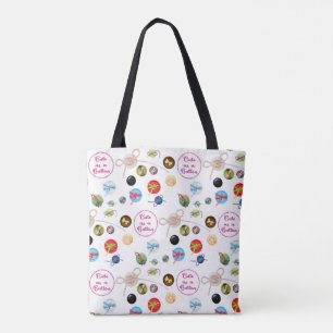 Tote Bag Bouton mignon à coudre Boutons et rubans