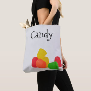 Tote Bag Boutons de bonbons Gummies Jelly Beans Halloween