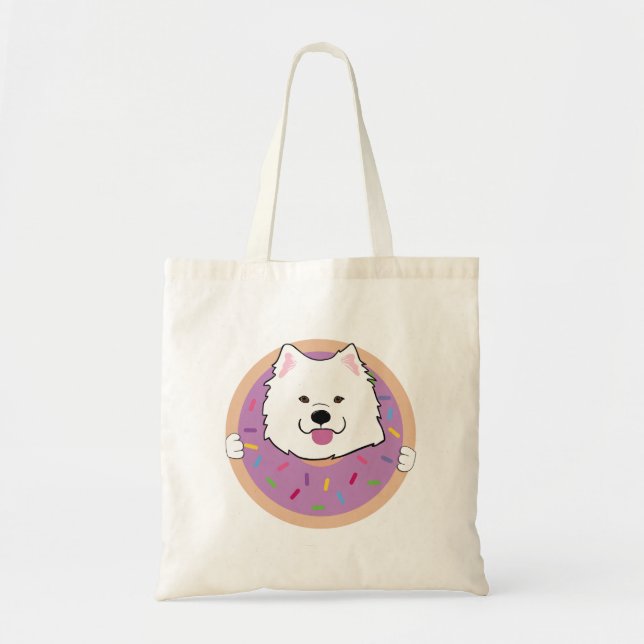 Tote Bag Boutons samoyés (Devant)