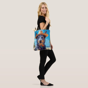 Tote Bag Bovins australiens sur la plage, cadeau d'été pour