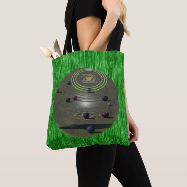 Tote Bag Bowl de compétition de pelouse, (De près)