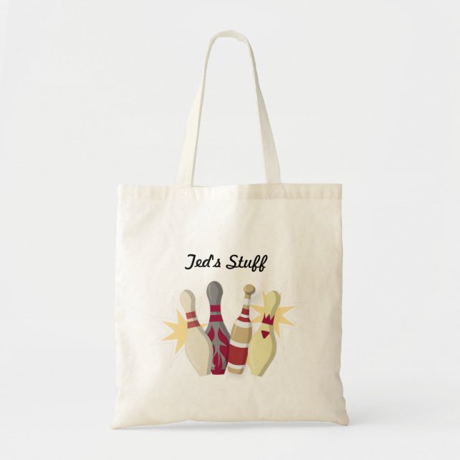 Tote Bag Bowling de style vintage (Devant)
