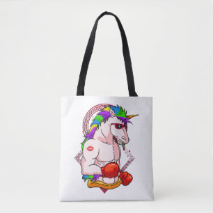 Tote Bag Boxe Unicorn Cool Boxer MIXED MARTIAL ART Unicorns