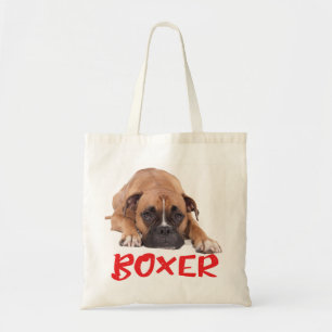 Tote Bag Boxer Puppy Dog Red Boxers Red Love