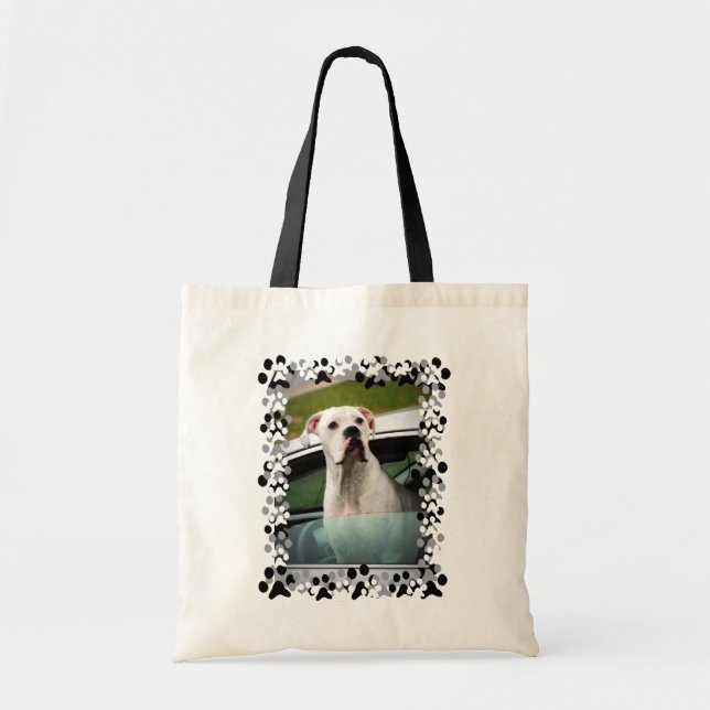 Tote Bag Boxeur blanc dans une voiture (Devant)