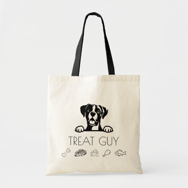 Tote Bag Boxeur "Treat Guy" (Devant)