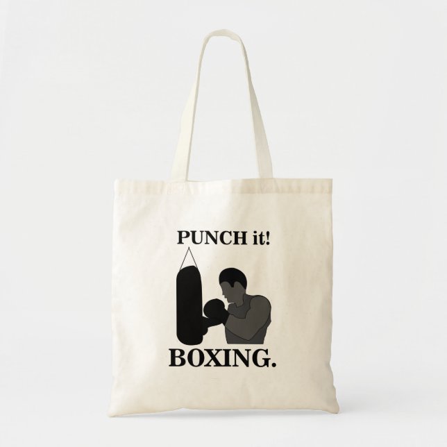 Tote Bag Boxing Sport Punch It Boxing (Devant)