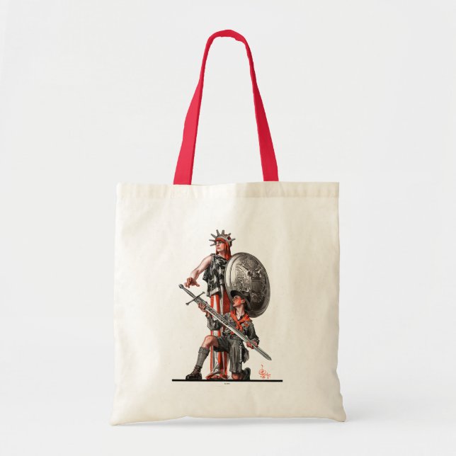 Tote Bag Boy Scout et Liberty (Devant)