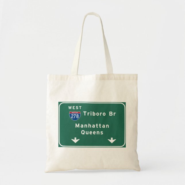 Tote Bag Br Manhattan de NYC New York City Triboro d'un (Devant)