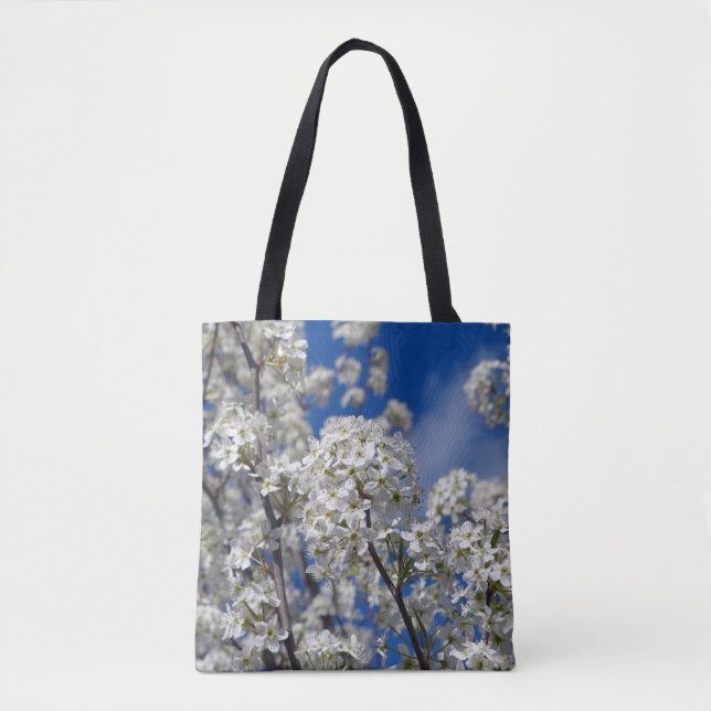 Tote Bag Bradford Pear Blooms (Devant)