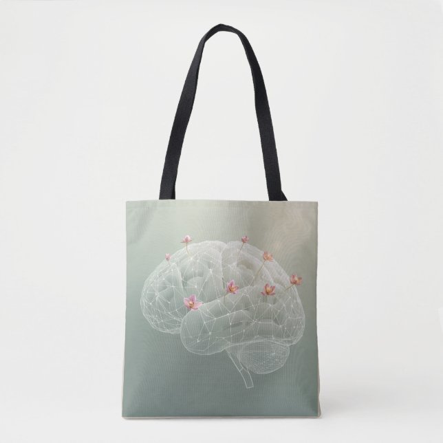 Tote Bag Brain Botanical Creativity (Devant)