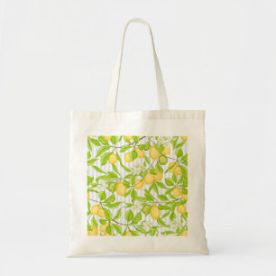 Tote Bag Branche de citronnier : Motif sans fil