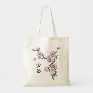 TOTE BAG BRANCHE DE FLEURS DE CERISIER