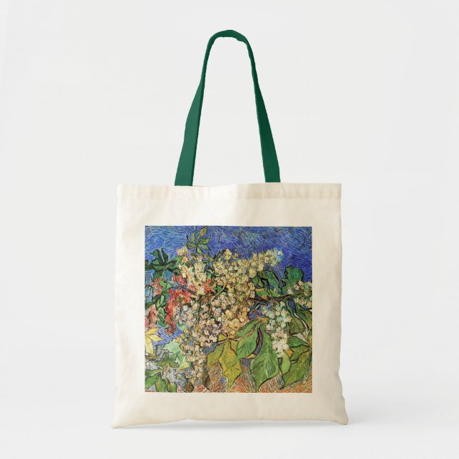Tote Bag Branches de châtaignes florissantes par Vincent va (Devant)