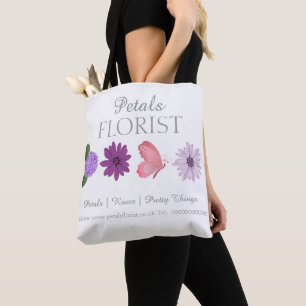 Tote Bag Branding de boutique de fleuriste moderne