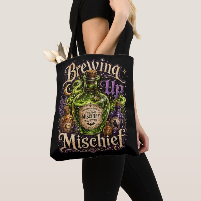 Tote Bag  « Brasser la malice » (De près)