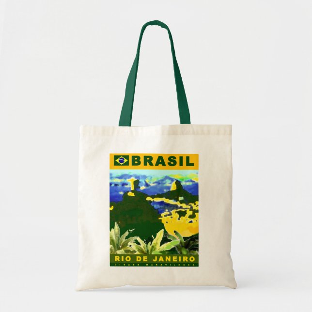 Tote Bag Brazil poster design (Devant)