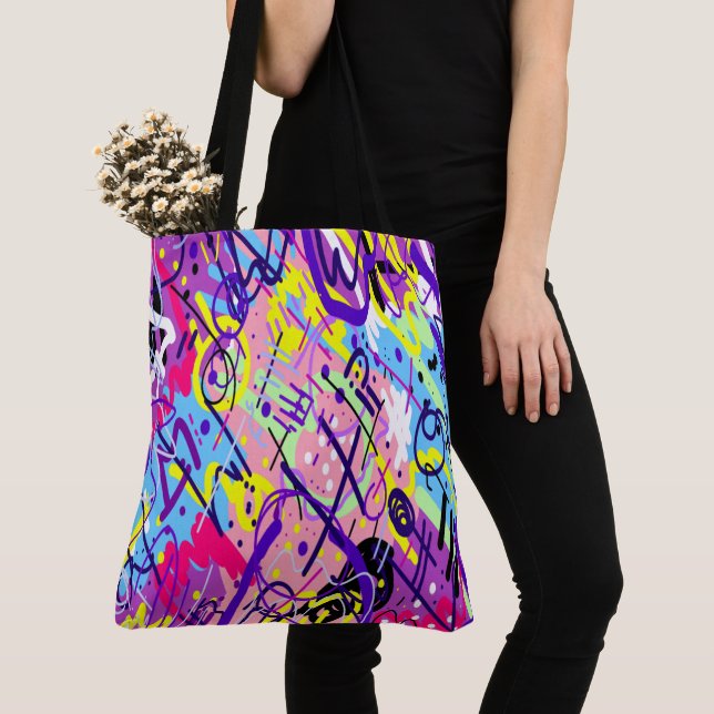 Tote Bag Breaking Free : Art Abstrait (De près)